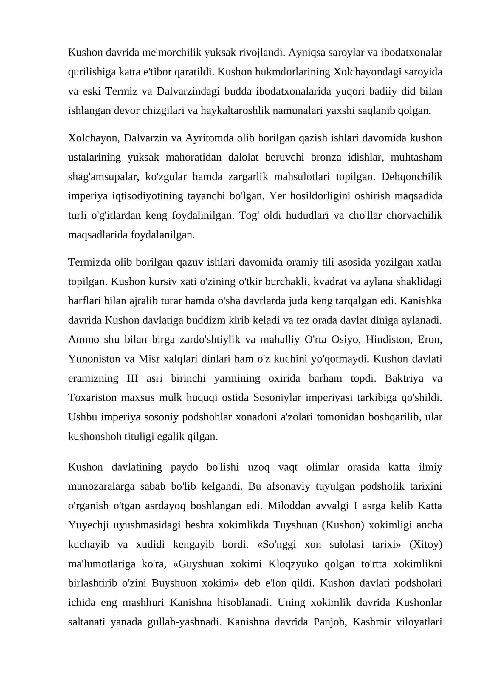 Kushon davlatinig kelib chiqishi 3