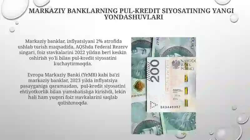 Markaziy banklarning pul-kredit siyosatining yangi yondashuvlari 3