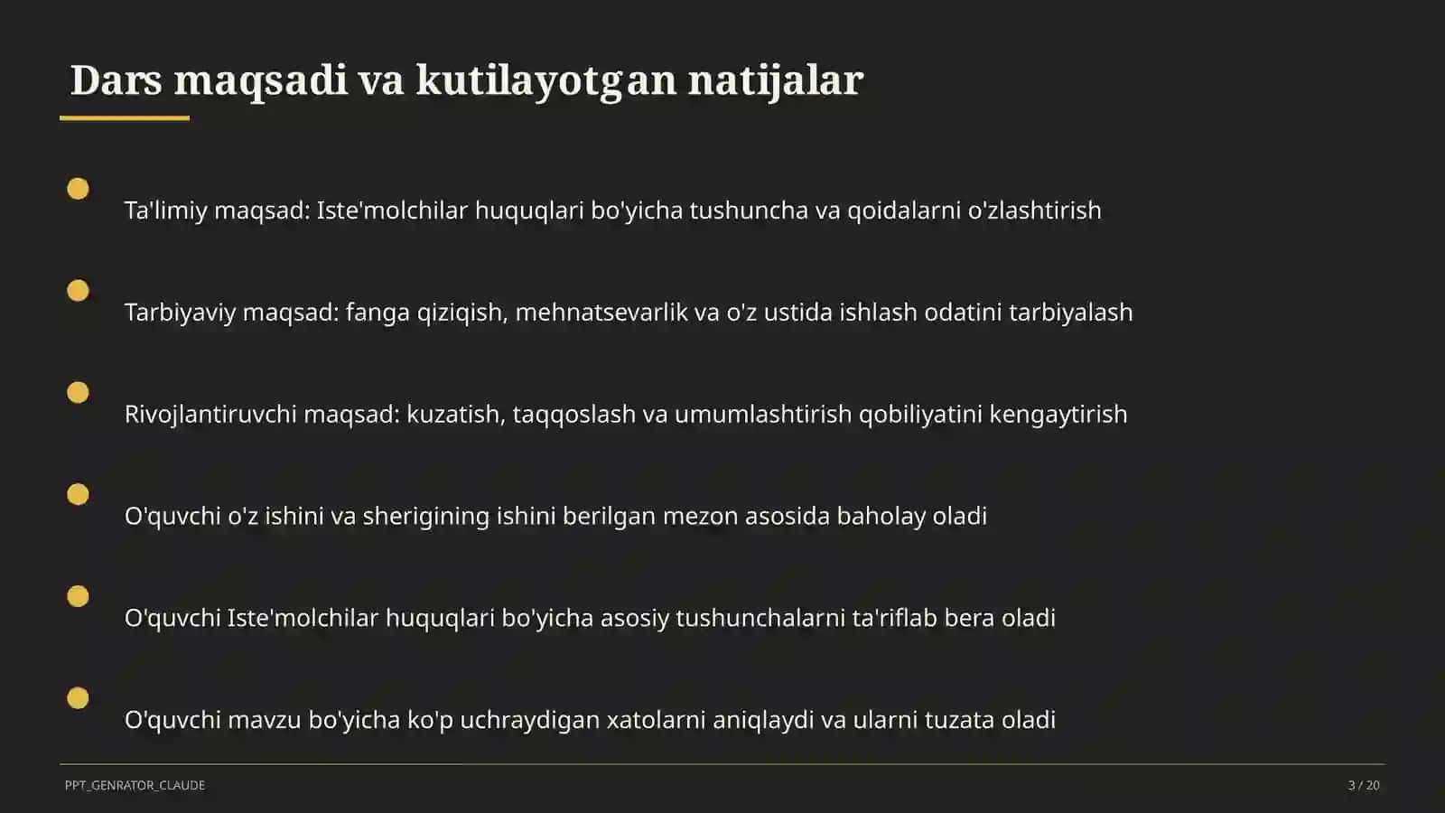 Iste'molchilar huquqlari (10-sinf) 3