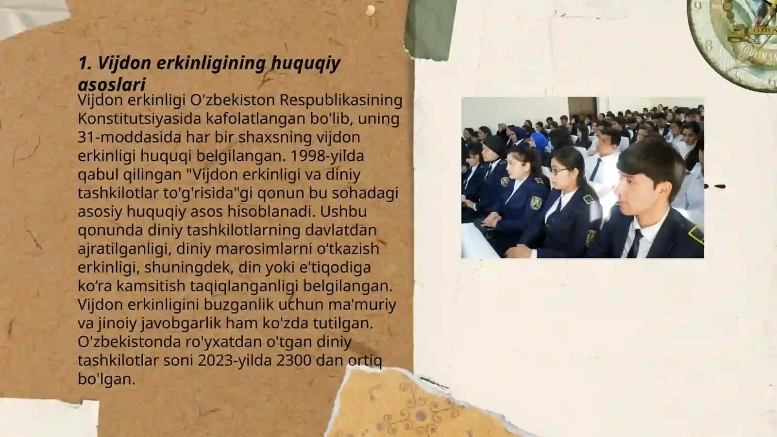 Vijdon erkinligi O'zbekistonda 3
