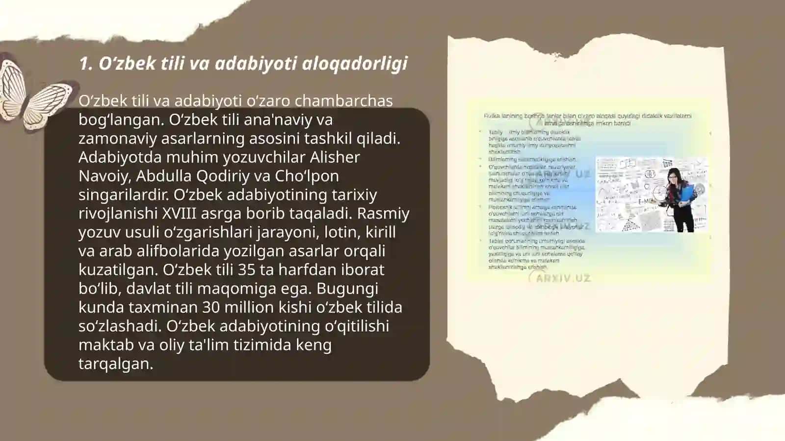 Oʻzbek tili va adabiyoti aloqadorligi 3