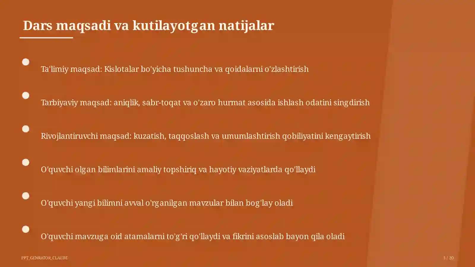 Kislotalar (8-sinf) 3