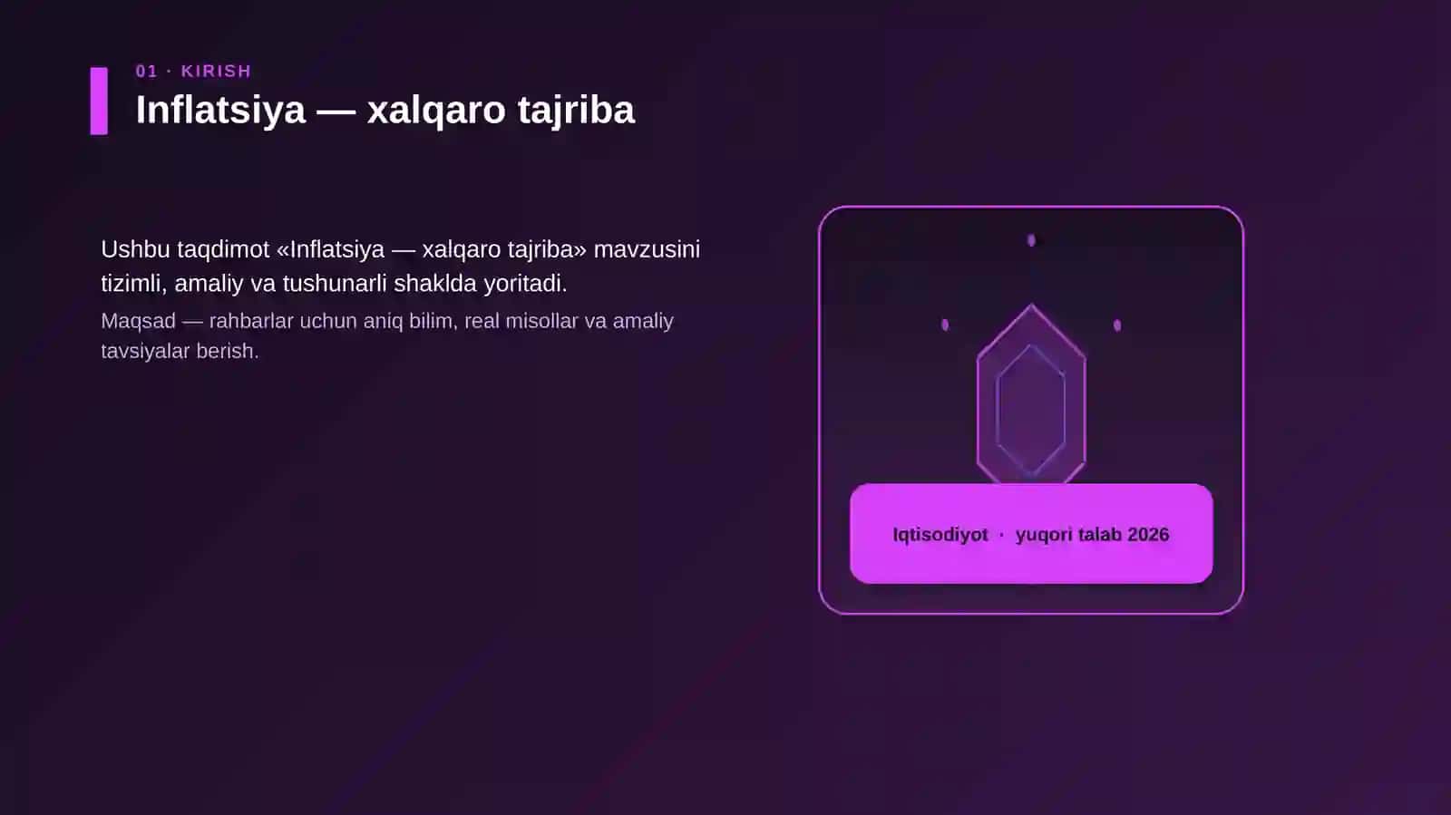 Inflatsiya — xalqaro tajriba 3
