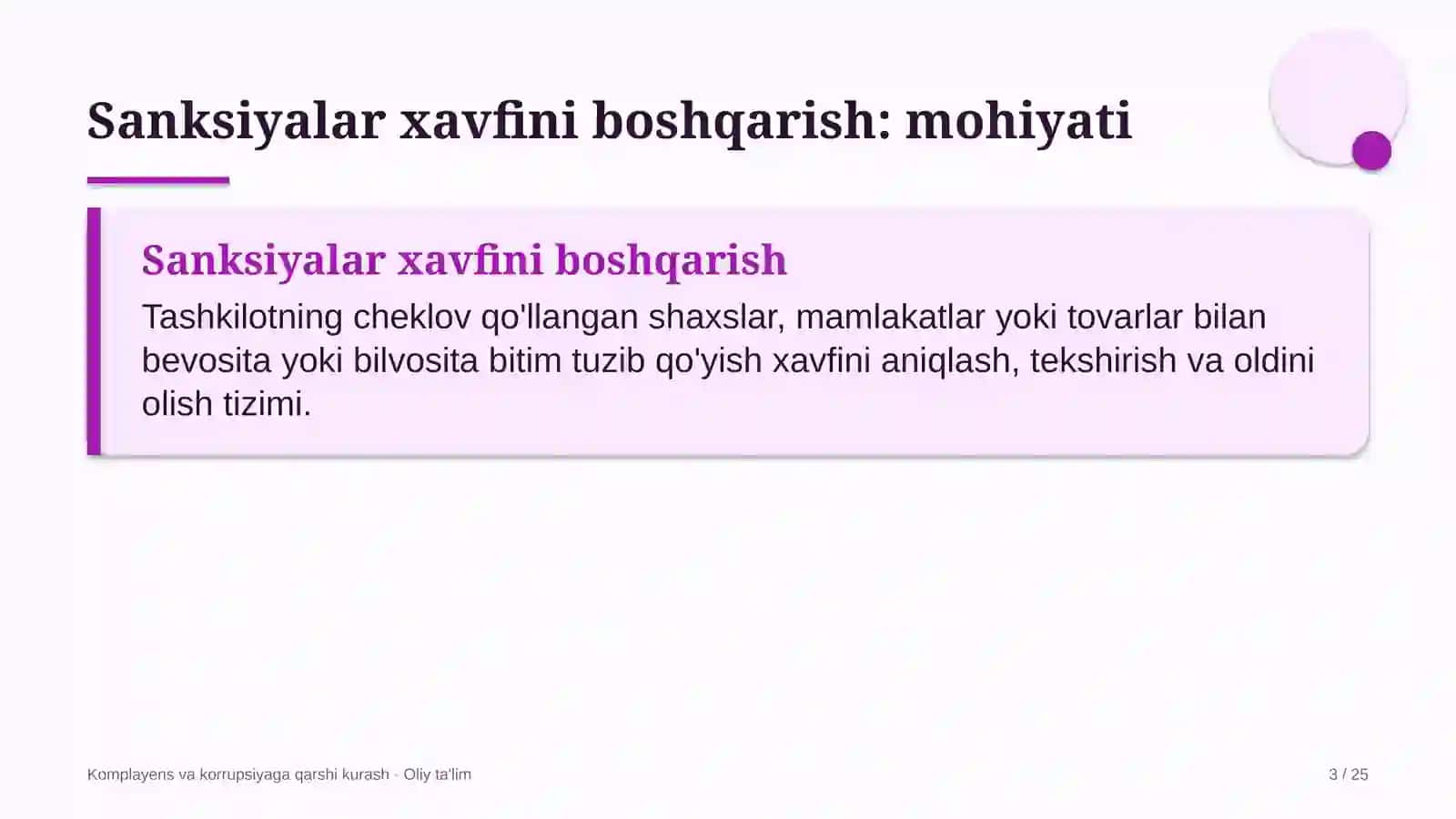 Dasturiy mahsulot kompaniyalarida sanksiyalar xavfini boshqarish 3
