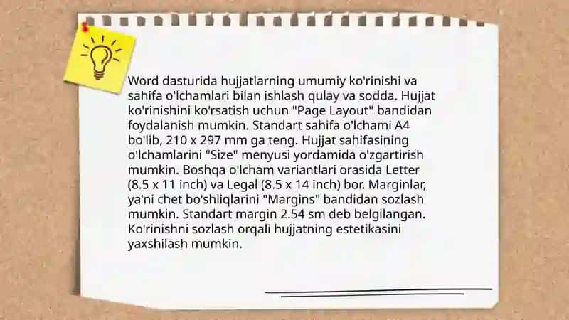 Boshlang’ich sinf o’qituvchilarini me'yoriy hujjatlarini tayyorlashda Word dasturidan foydalanishni o’rgatish 3