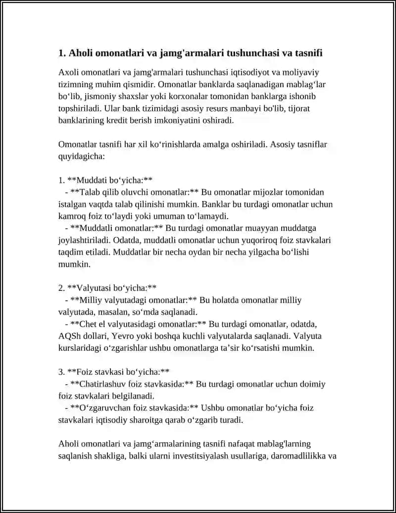 Aholi omonatlari va jamg'armalari statistikasi 3