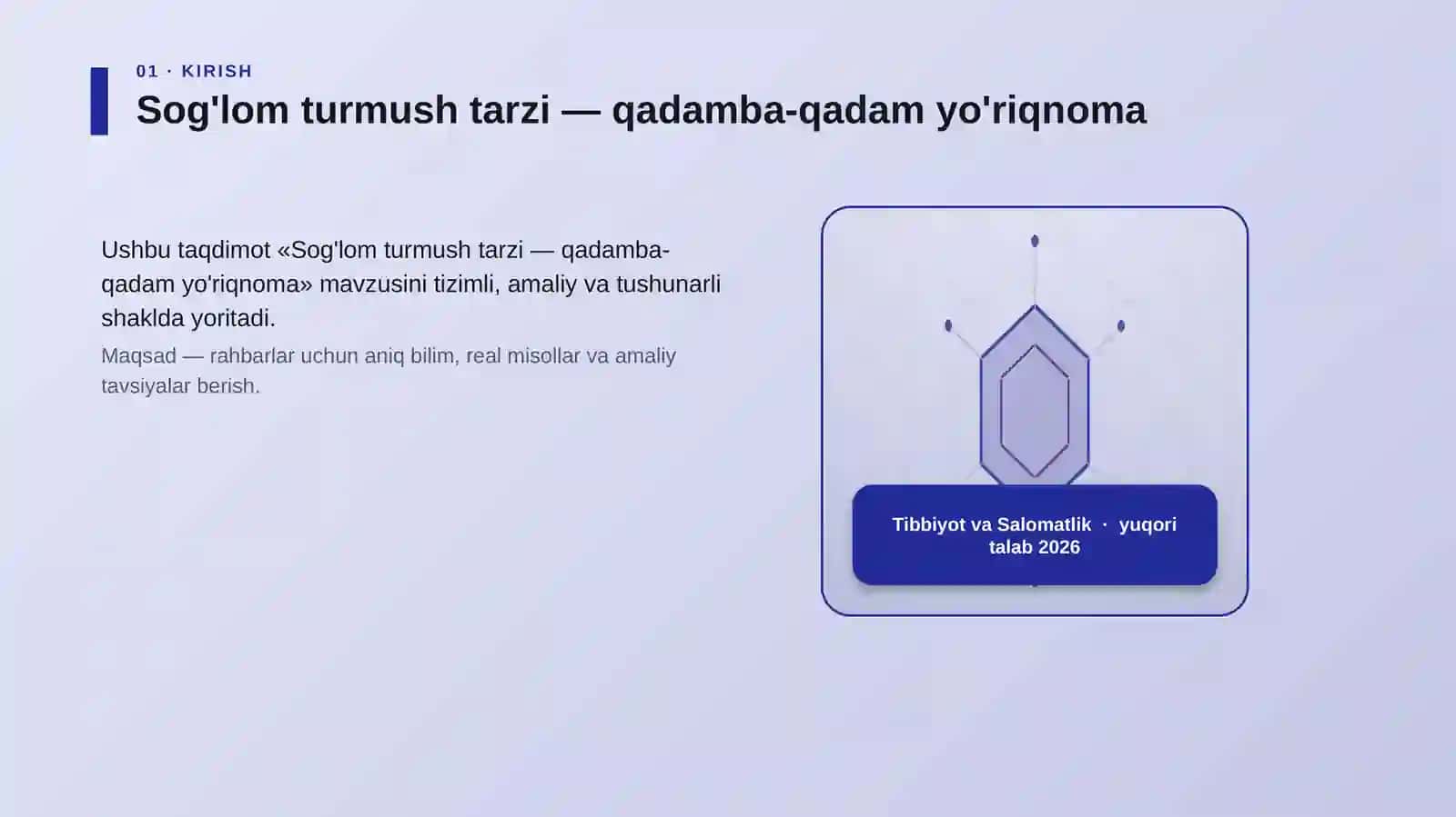 Sog'lom turmush tarzi — qadamba-qadam yo'riqnoma 3