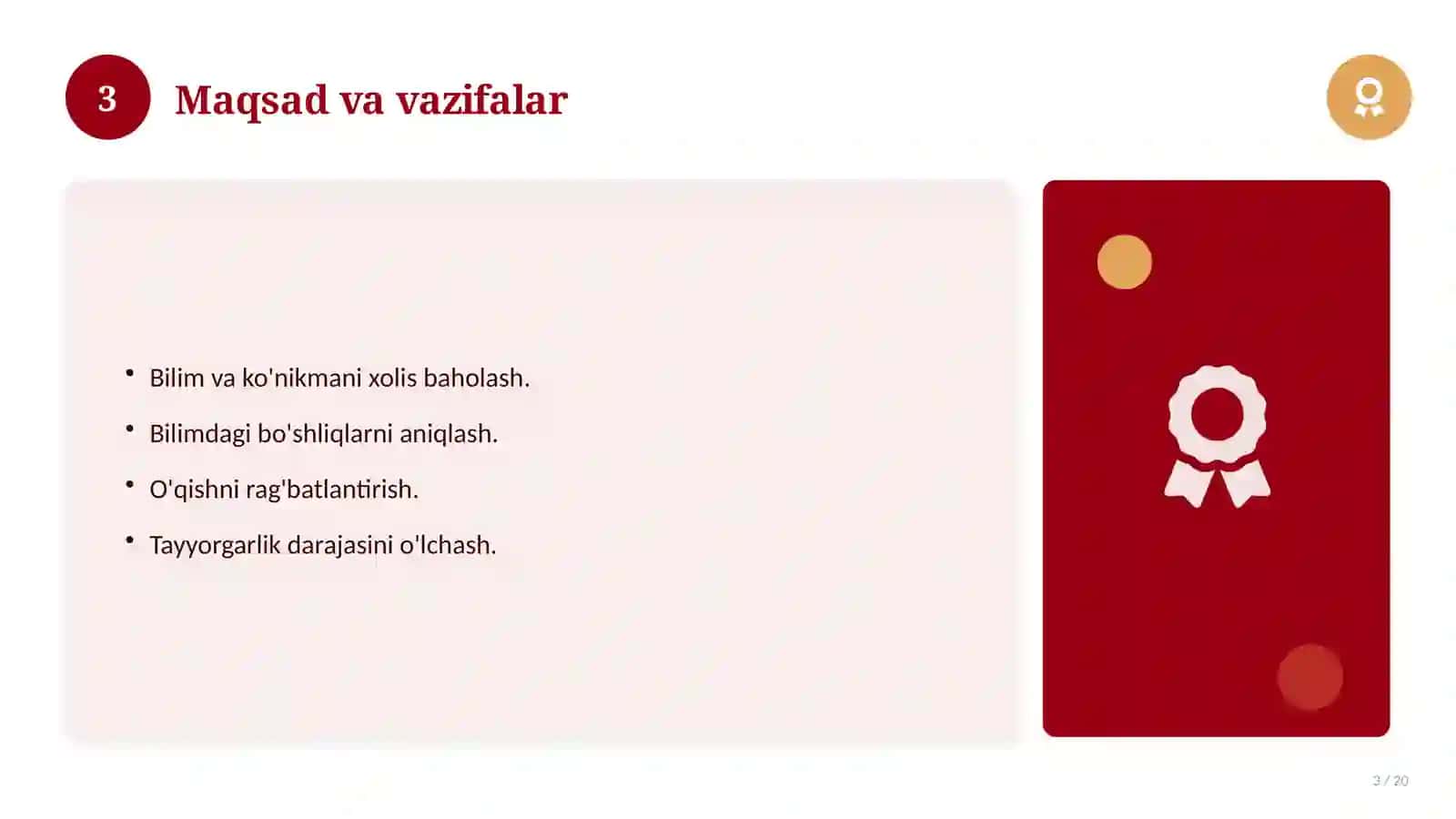 Jahon tarixi fanidan 11-sinf: test savollari to'plami 3