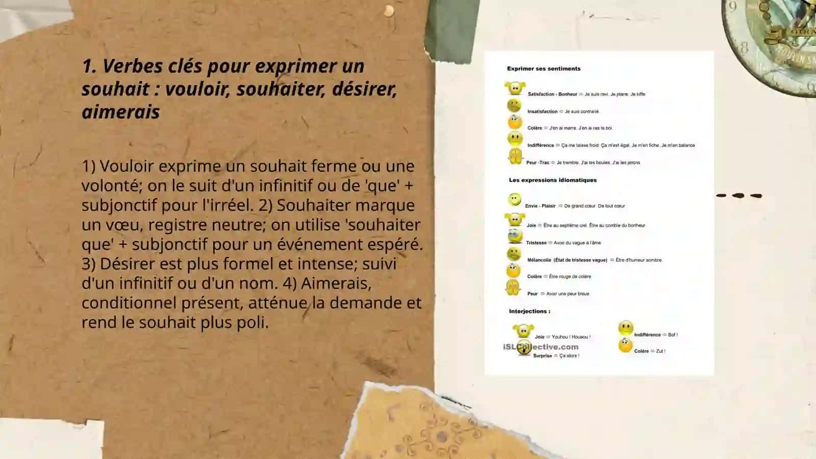 Exprimer ses souhaits et ses désirs 3