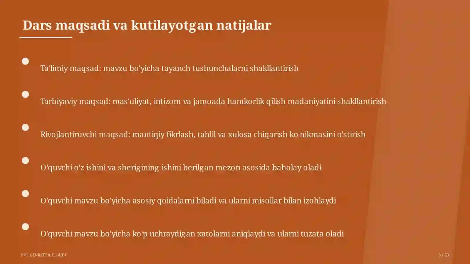 Moddalar massasining saqlanish qonuni (7-sinf) 3