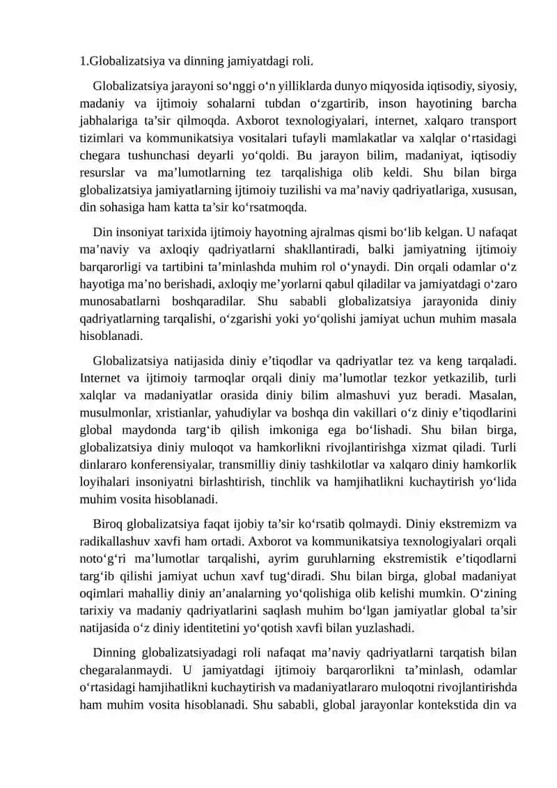 DIN GLOBALLASHUV IMKONIYATLAR VA HAFLAR 3