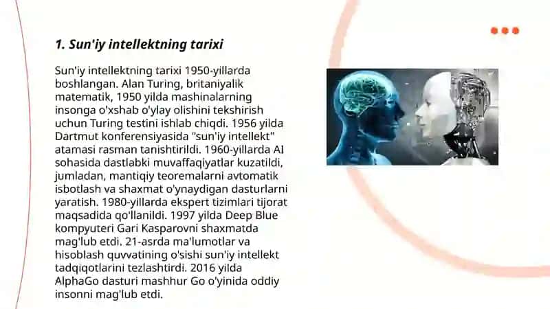 Sun’iy intellektning tarixi 3