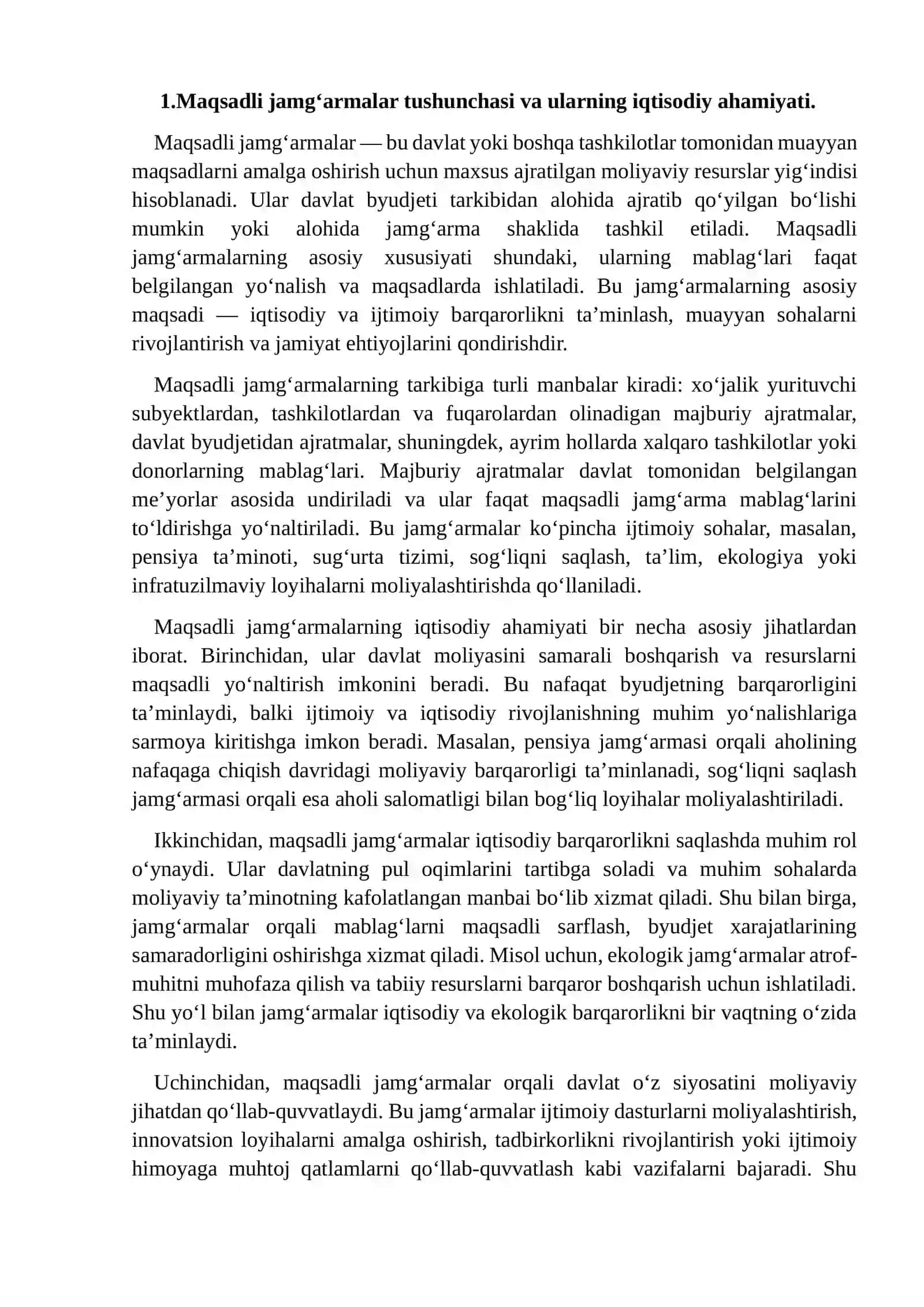 Maqsadli jamgʻarmalarga majburiy ajratmalarni undirishda soliq idoralarining vazifalari 3