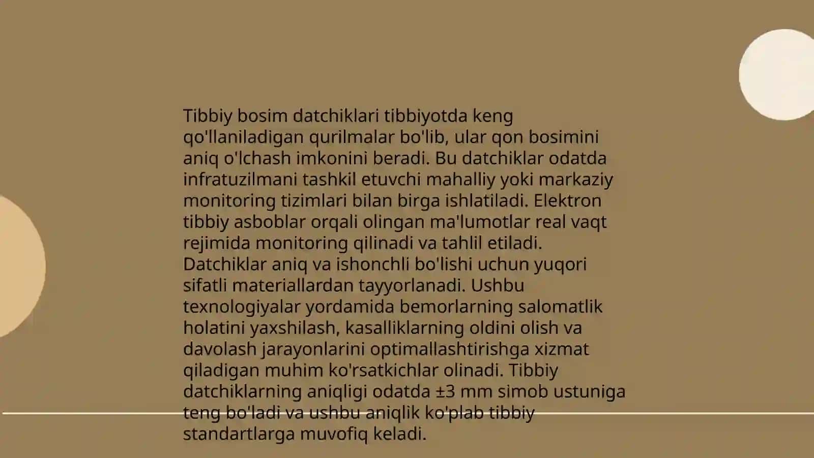 Tibbiy datchiklar 3