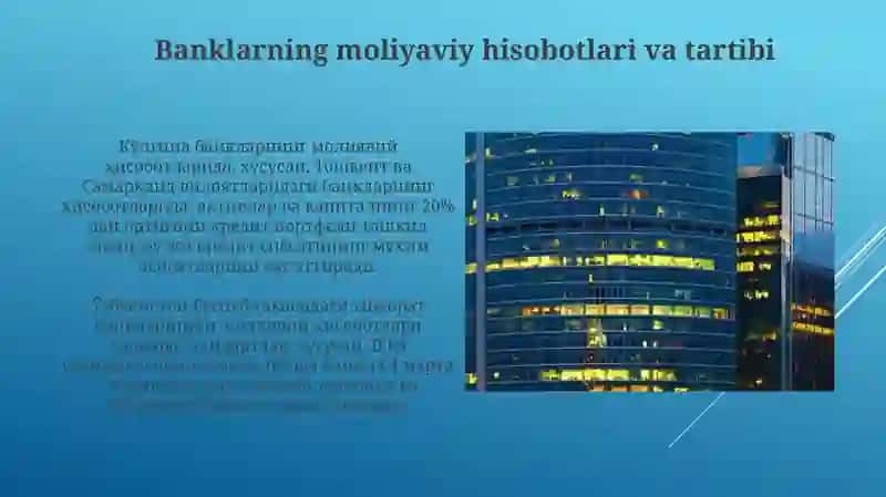 Banklararo munosabatlar va raqobat muhiti 3