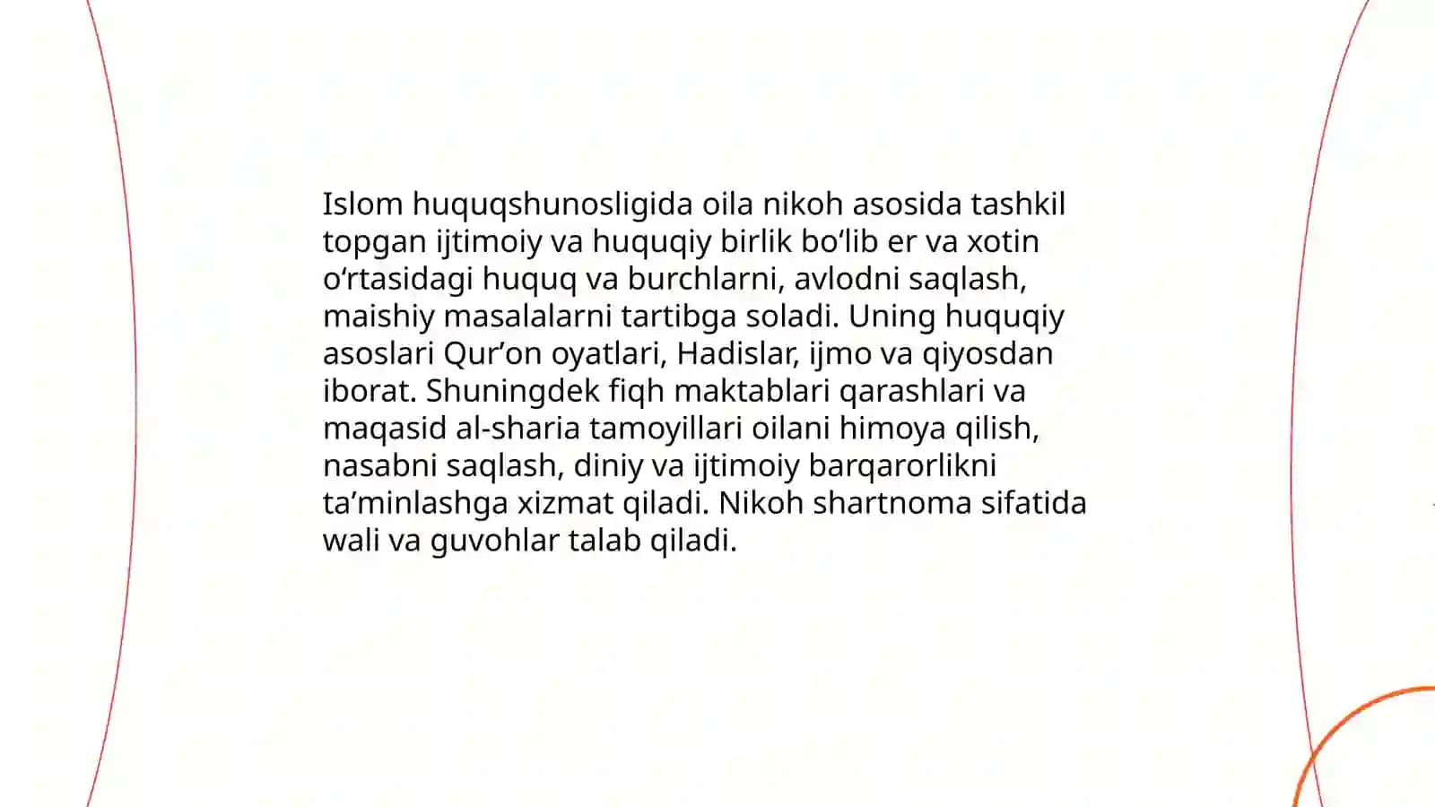 Islom huquqshunosligida oila tushunchasi va uning huquqiy asoslari 3