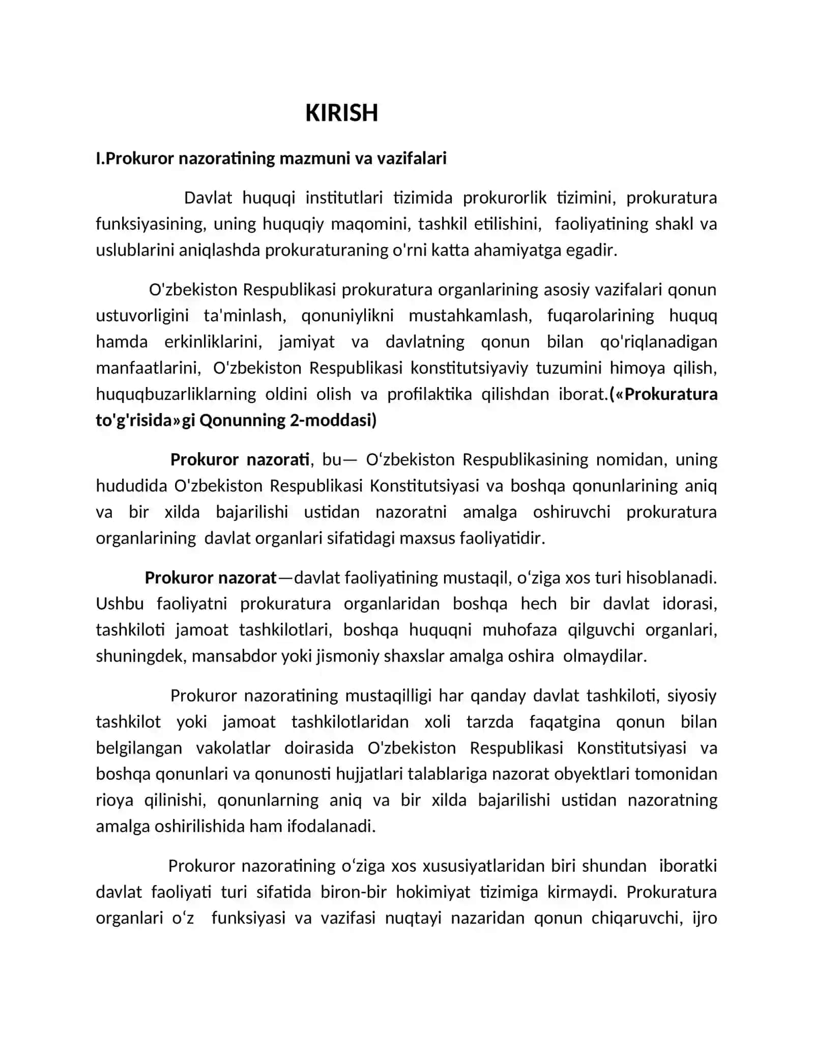 Fuqaroning huquqlari hamda erkinliklariga rioya etilishi ustidan prokuror nazorati 3