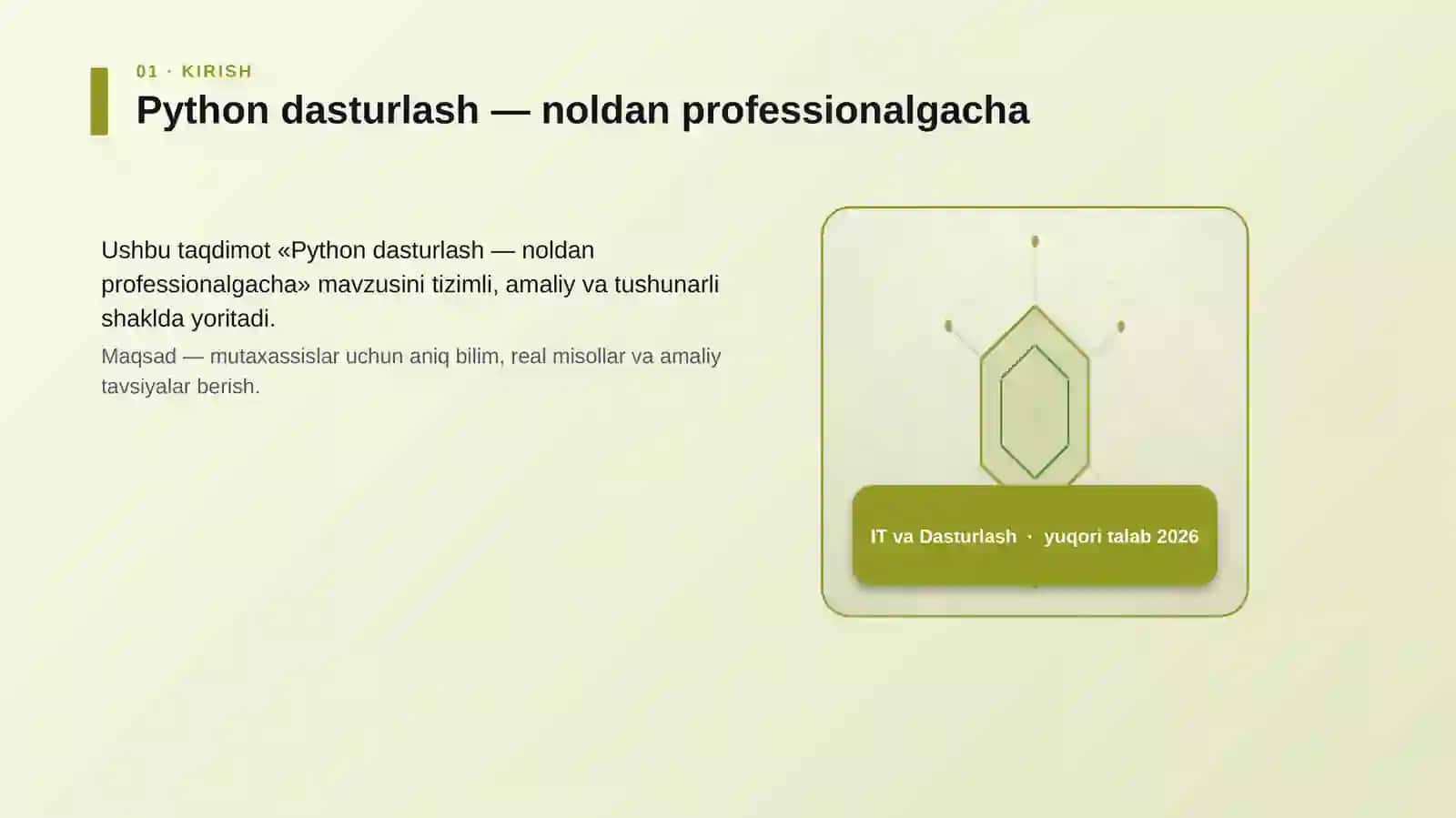 Python dasturlash — noldan professionalgacha 3