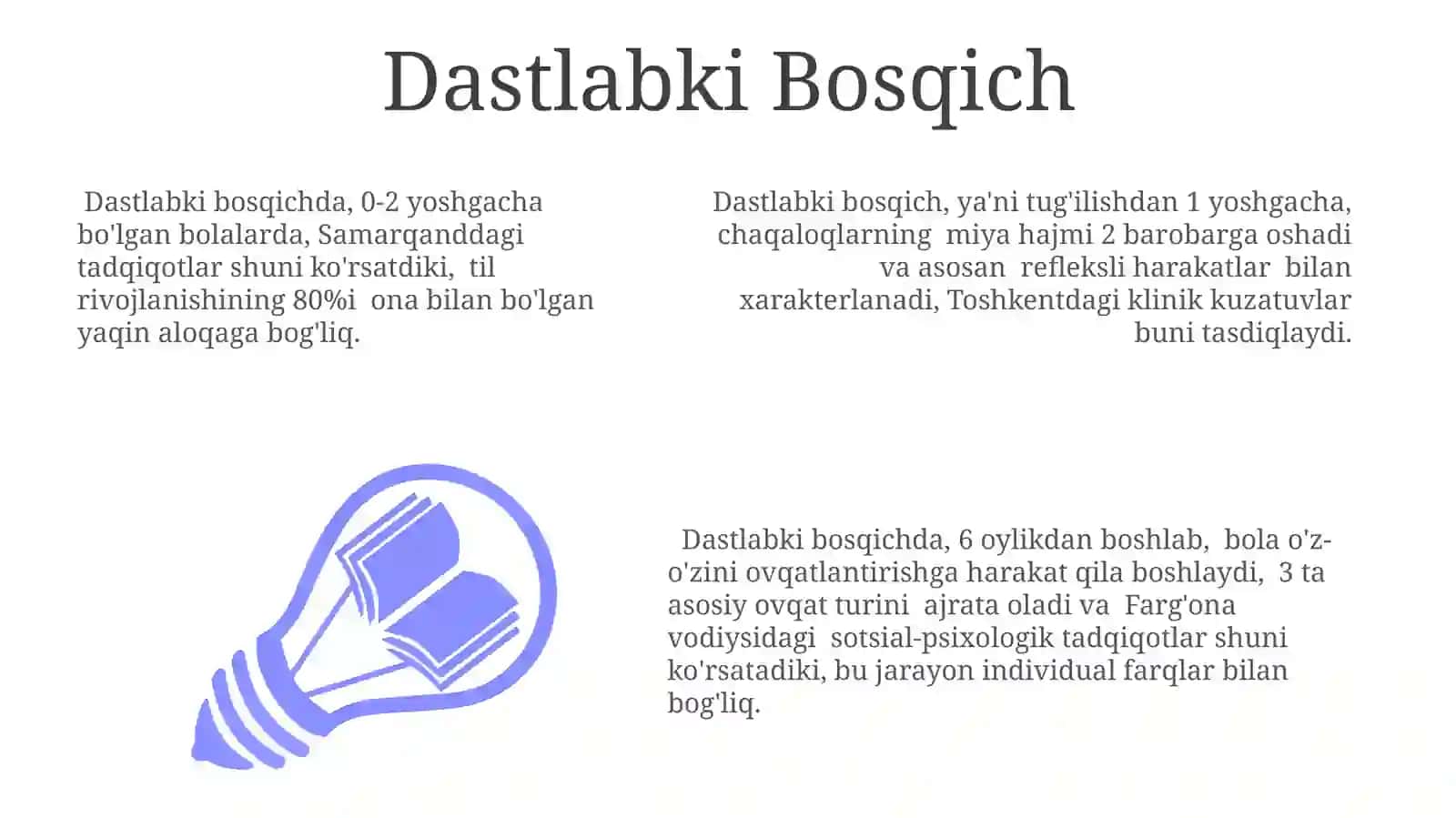 Farazingizning Rivojlanish Xususiyatlari 3
