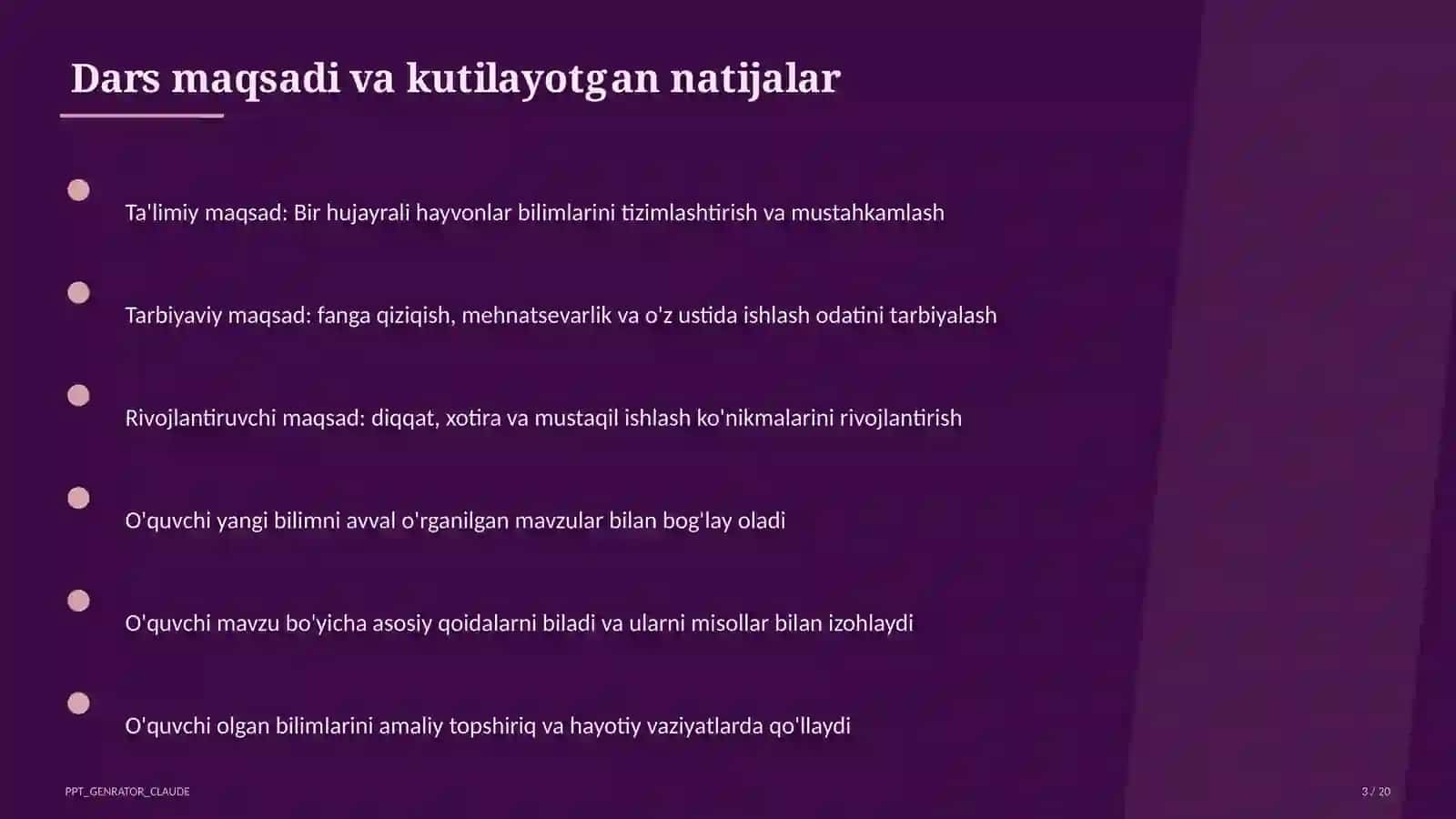 Bir hujayrali hayvonlar (7-sinf) 3