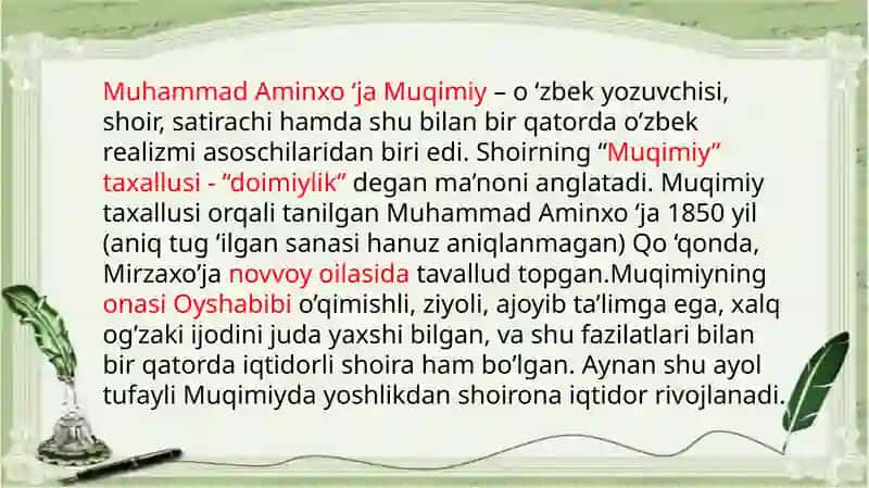Muqimiy 3