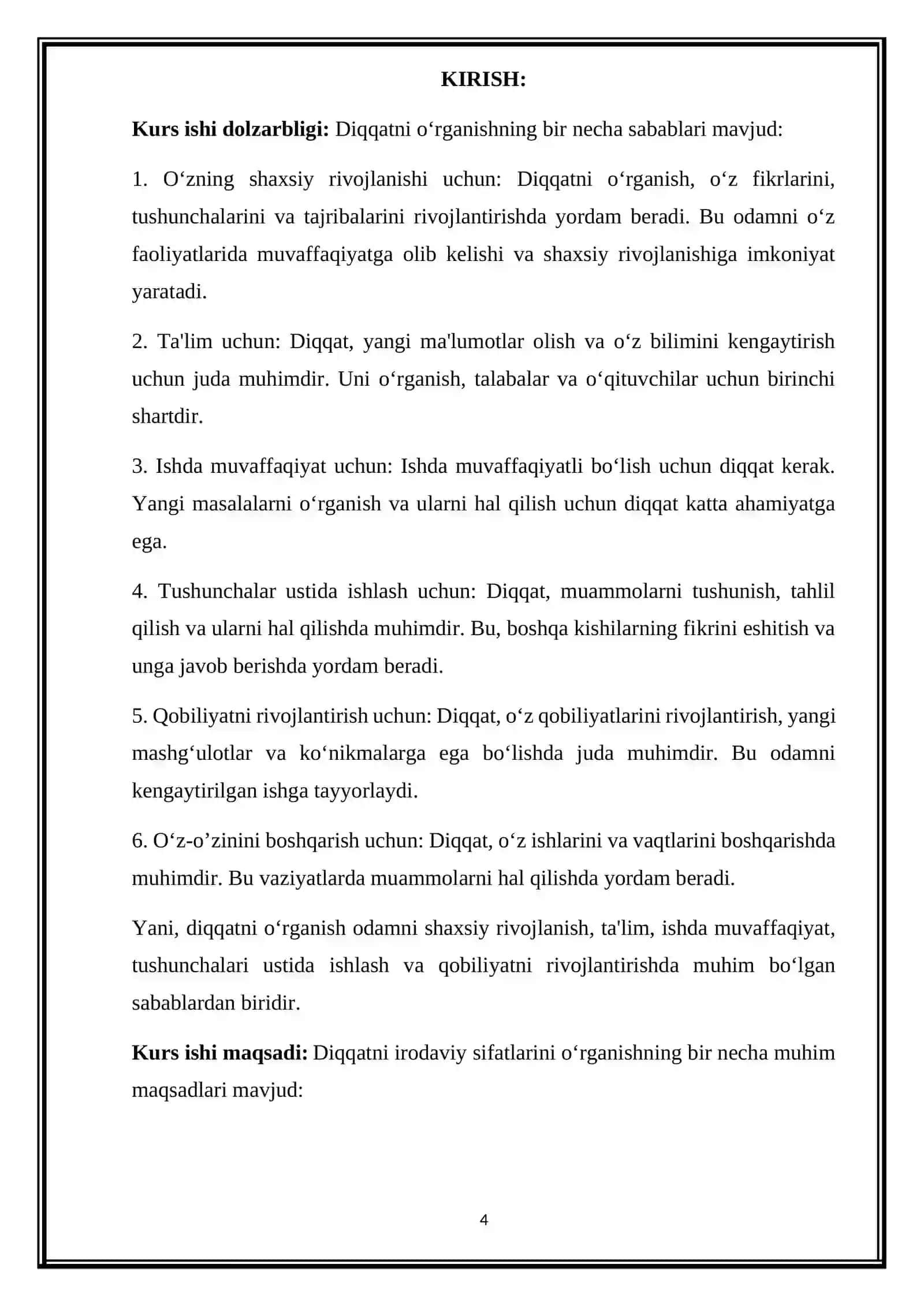 DIQQAT JARAYONING IRODAVIY SIFATLARGA BOG‘LIQLIGI 3