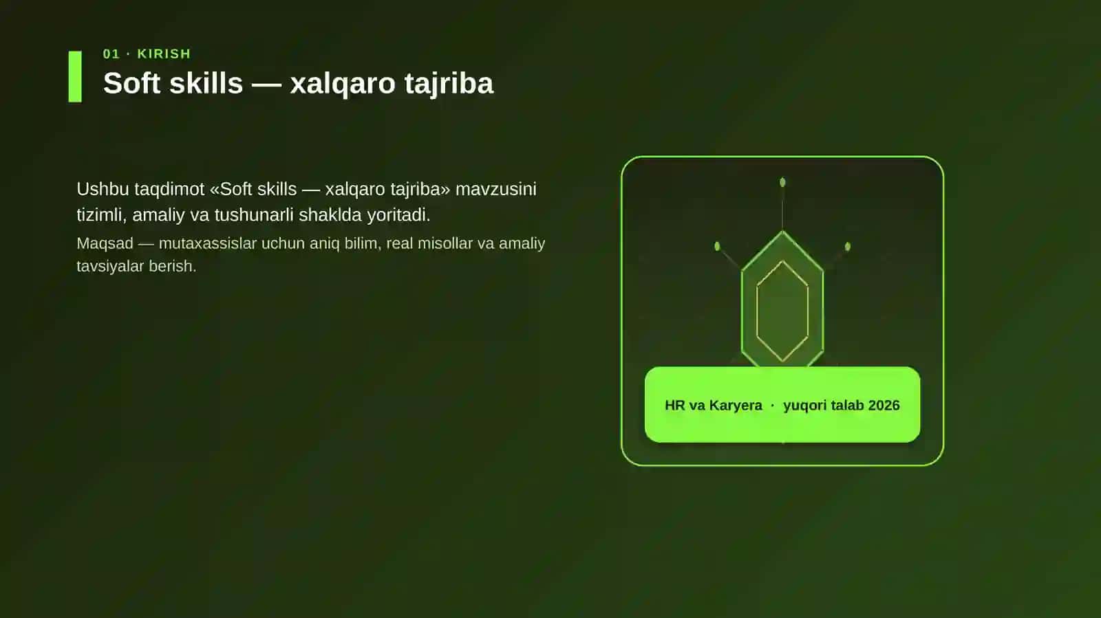 Soft skills — xalqaro tajriba 3
