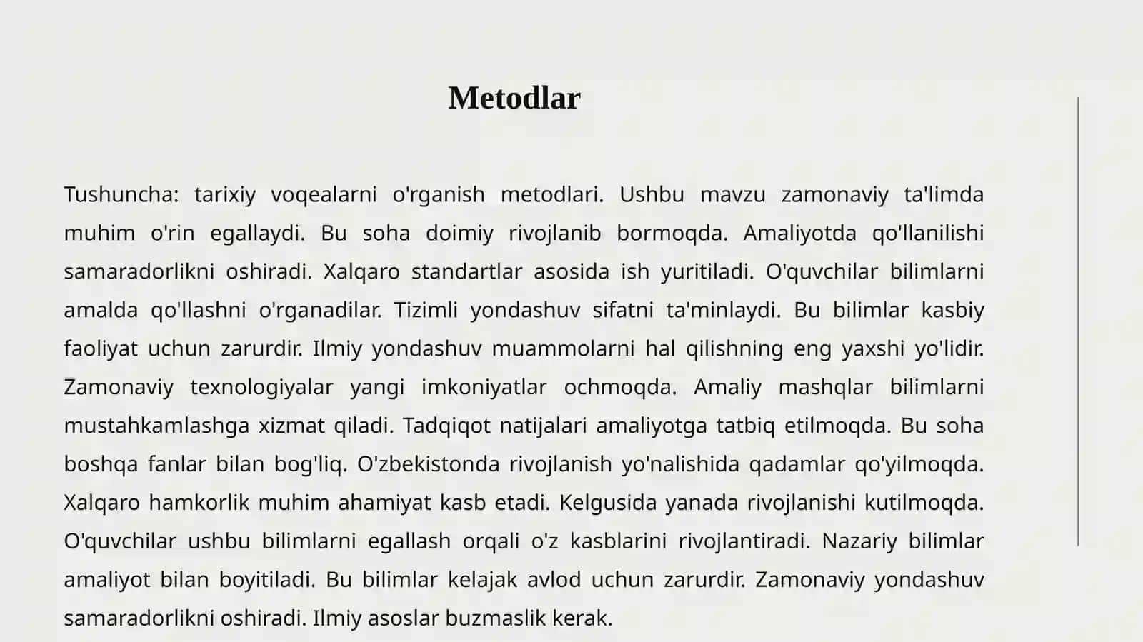 Tuzuvchilar ushbu bilimlarni egallash orqali o'z kasblarini rivojlantiradilar 3