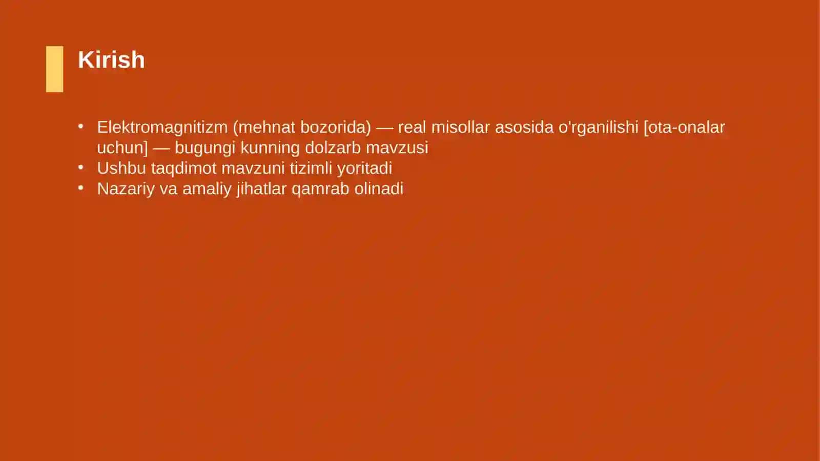 Elektromagnitizm (mehnat bozorida) — real misollar asosida o'rganilishi [ota-onalar uchun] 3