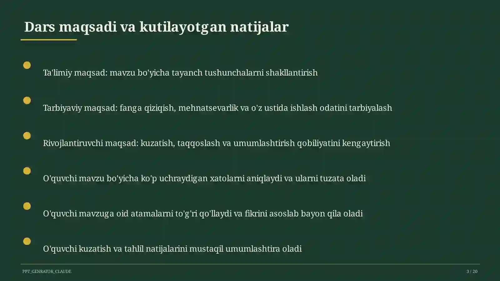 Pedagogika va o'qitish metodikasi 3