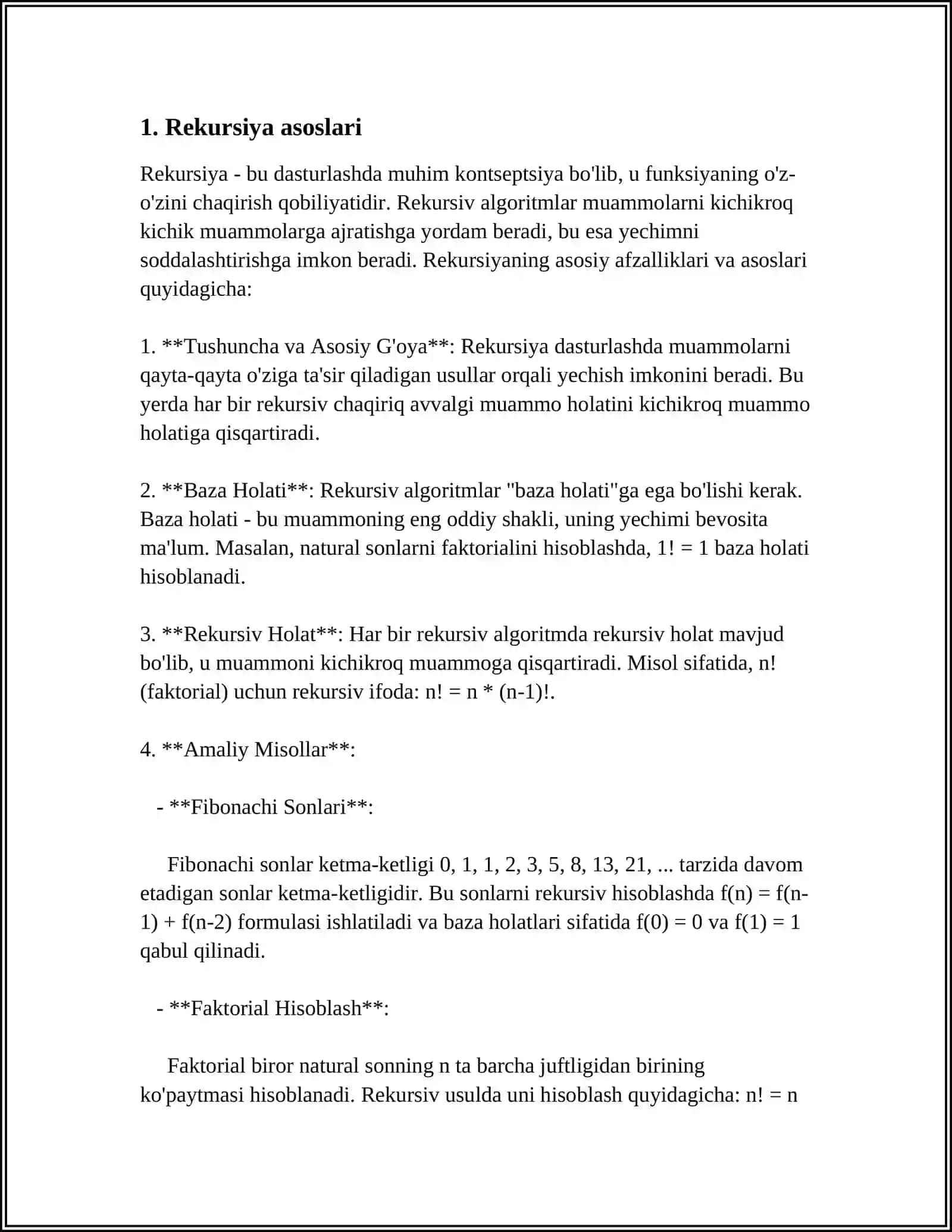 REKURSIYA 3