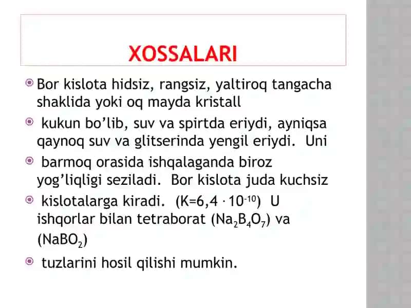 Tarkibida bor saqlagan dori moddalar tahlili 3