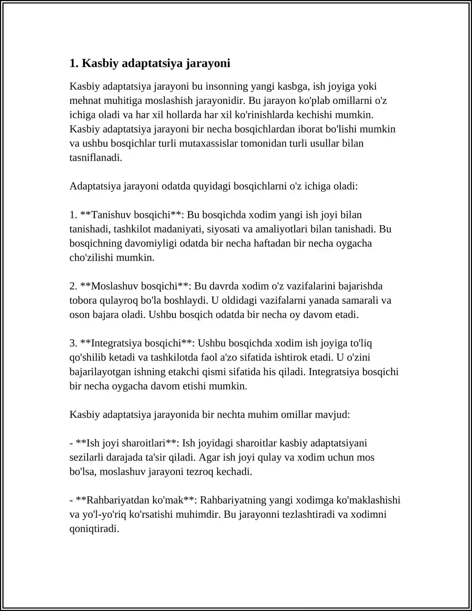 Kasbiy Adaptatsiya va Reoriyetatsiya 3