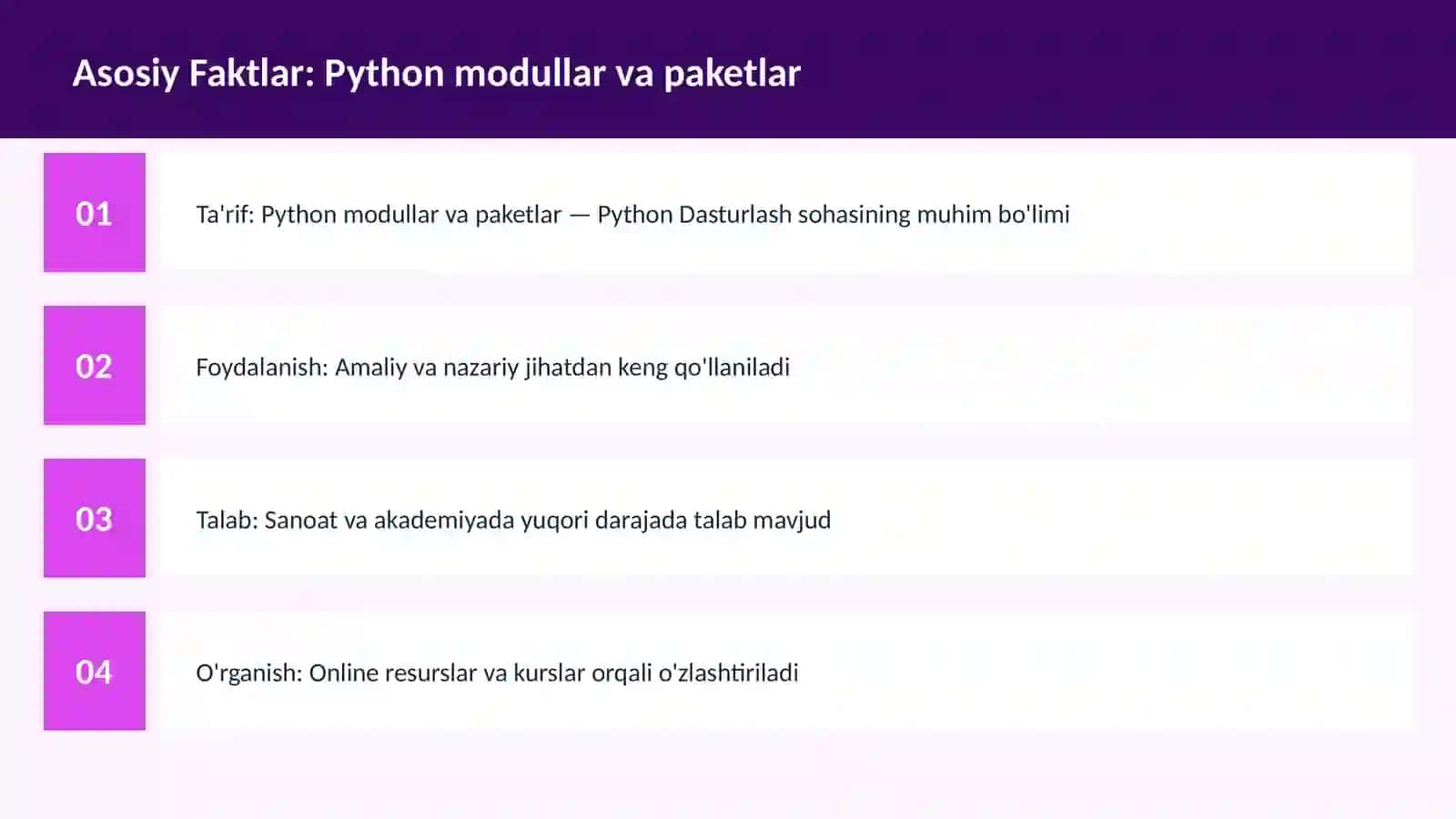 DASTURLASH | PYTHON DASTURLASH 3