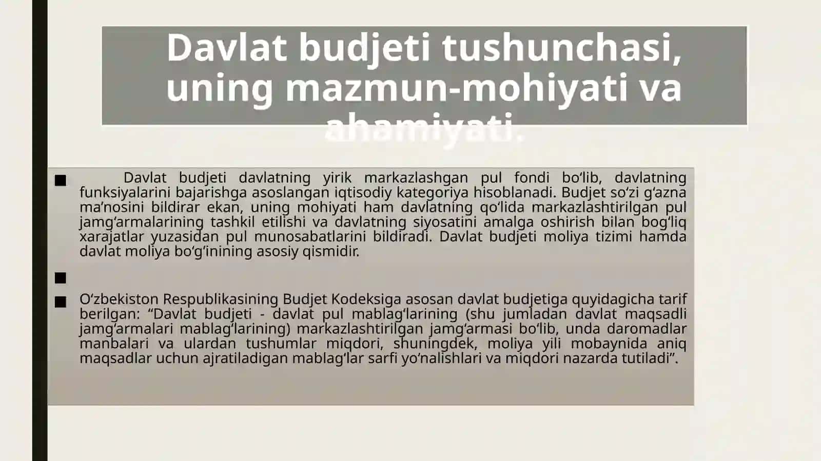 SOLIQSIZ DAROMADLARNING MOHIYATI VA ZARURLIGI 3