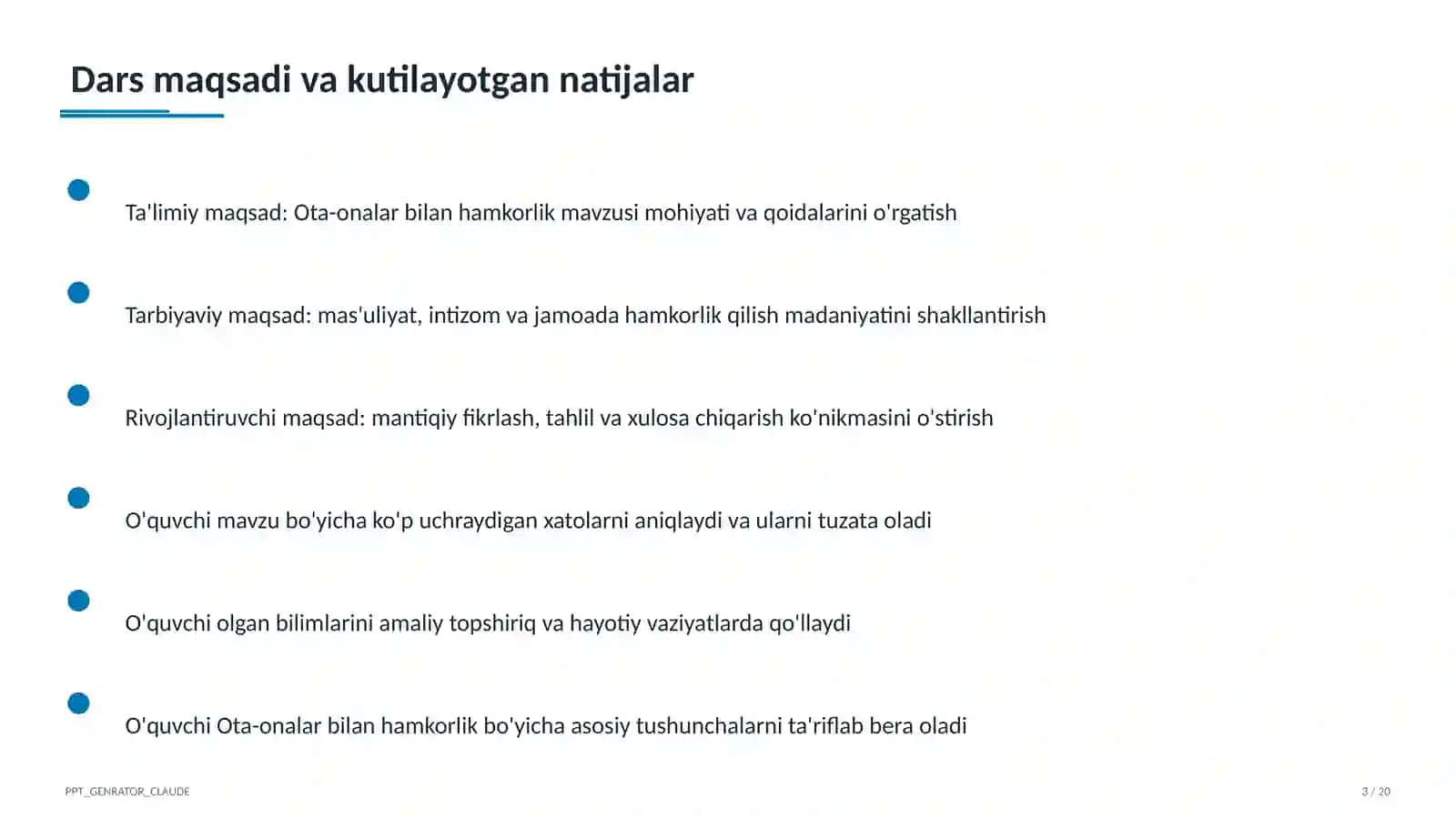 Ota-onalar bilan hamkorlik 3