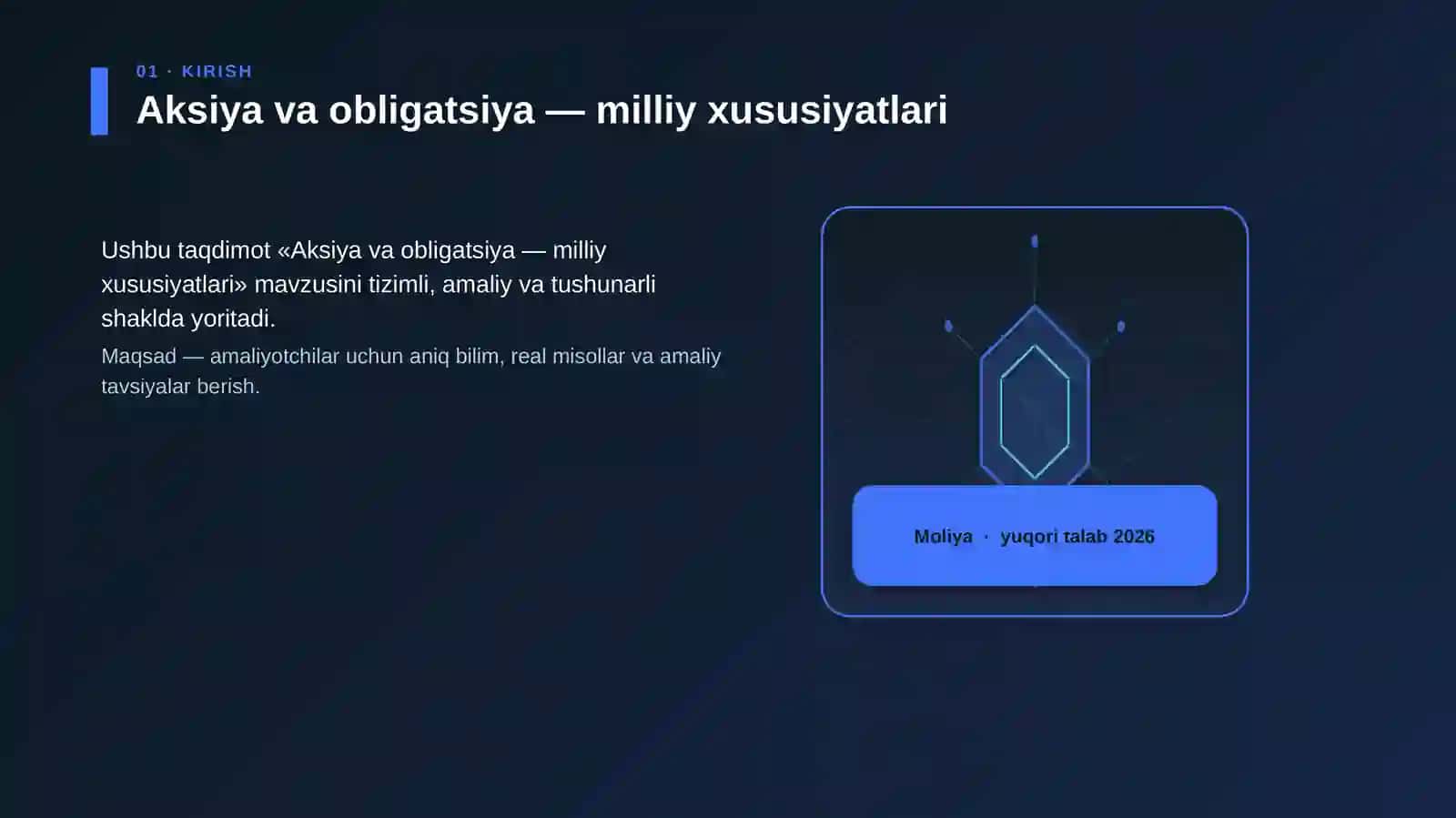Aksiya va obligatsiya — milliy xususiyatlari 3