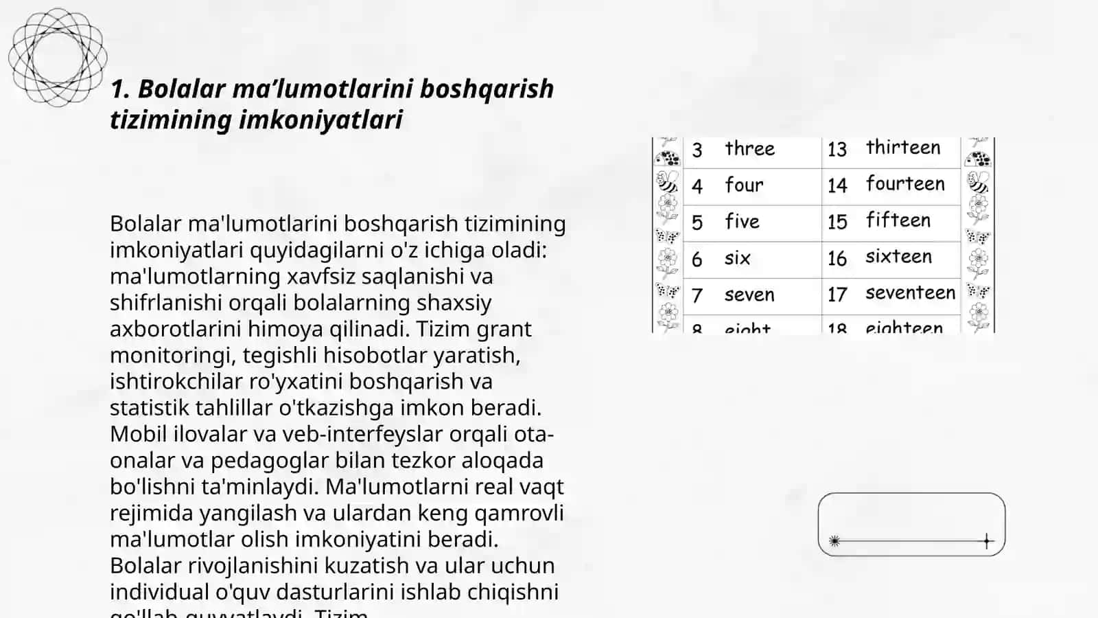 Bolalar maʼlumotlarini boshqarish tizimi 3