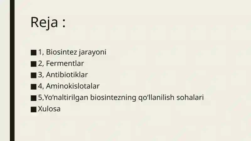 Yoʻnaltirilgan biosintez 3