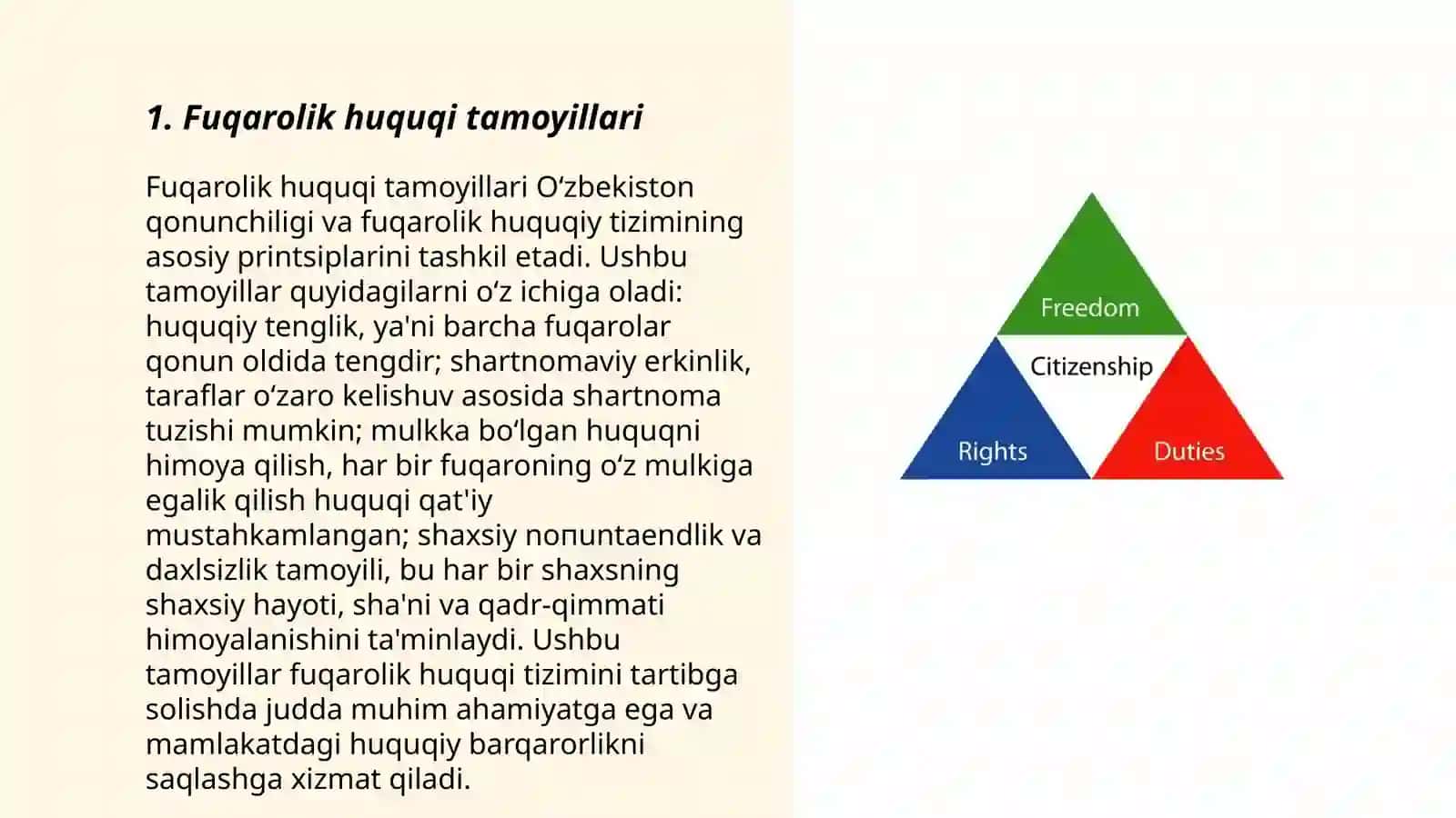 Fuqarolik huquqiy tizimlari 3