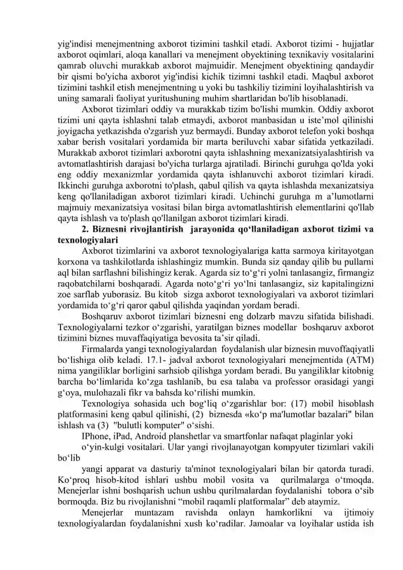 Menejment sohasida axborot tizimi 3