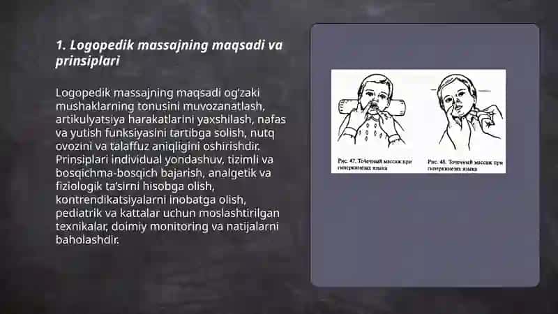 Logopedik massajni olib borishga doir metodik tavsiyalar 3