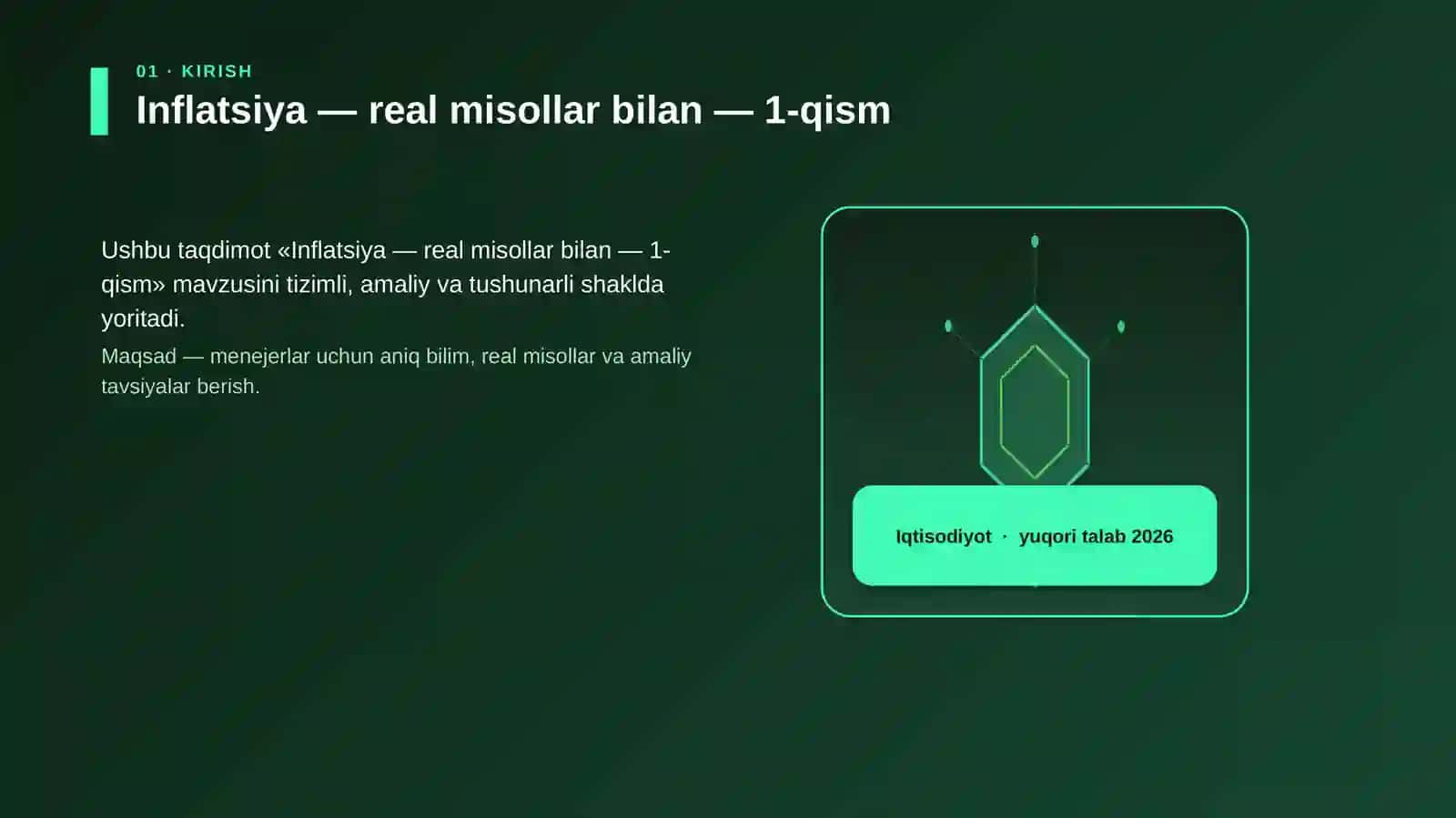Inflatsiya — real misollar bilan — 1-qism 3