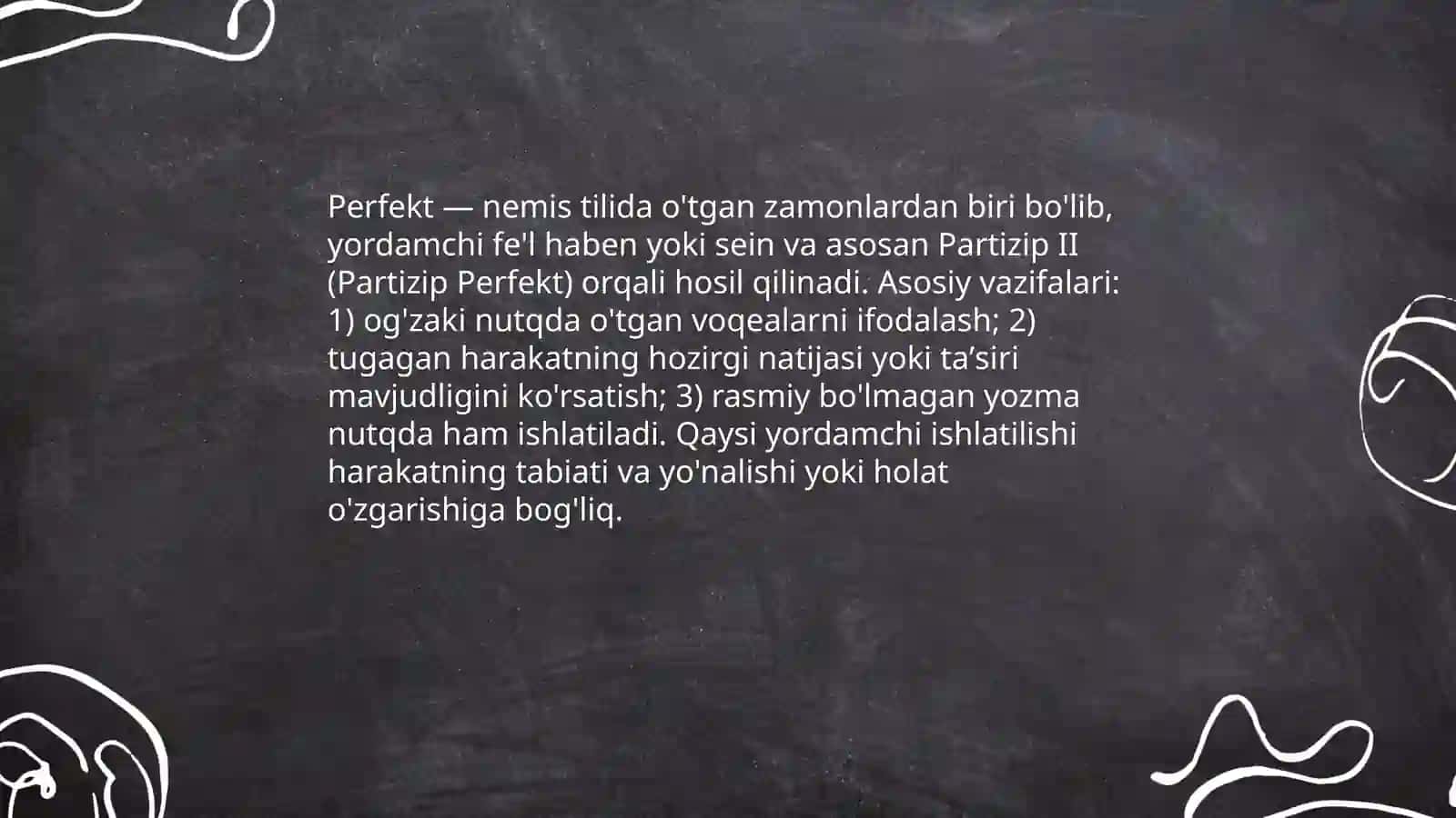 Perfekt zamoni 3