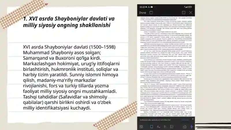 O'zbekistonda mustaqillik g'oyalarining tarixiy asoslari (XVI asrdan XX asrgacha) 3