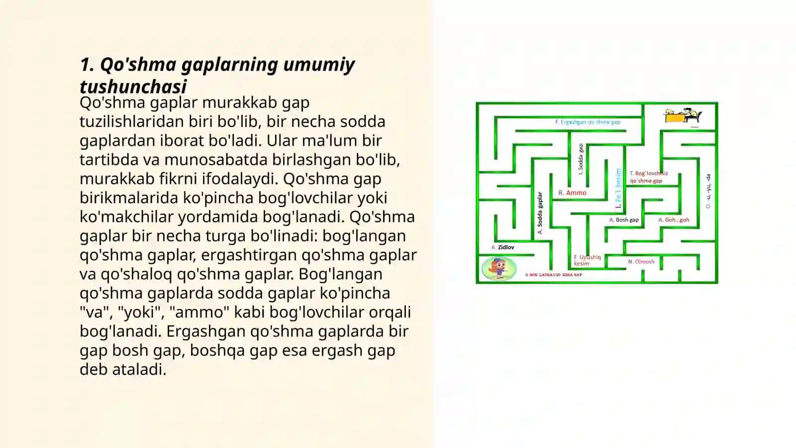 Qo'shma gaplar 3