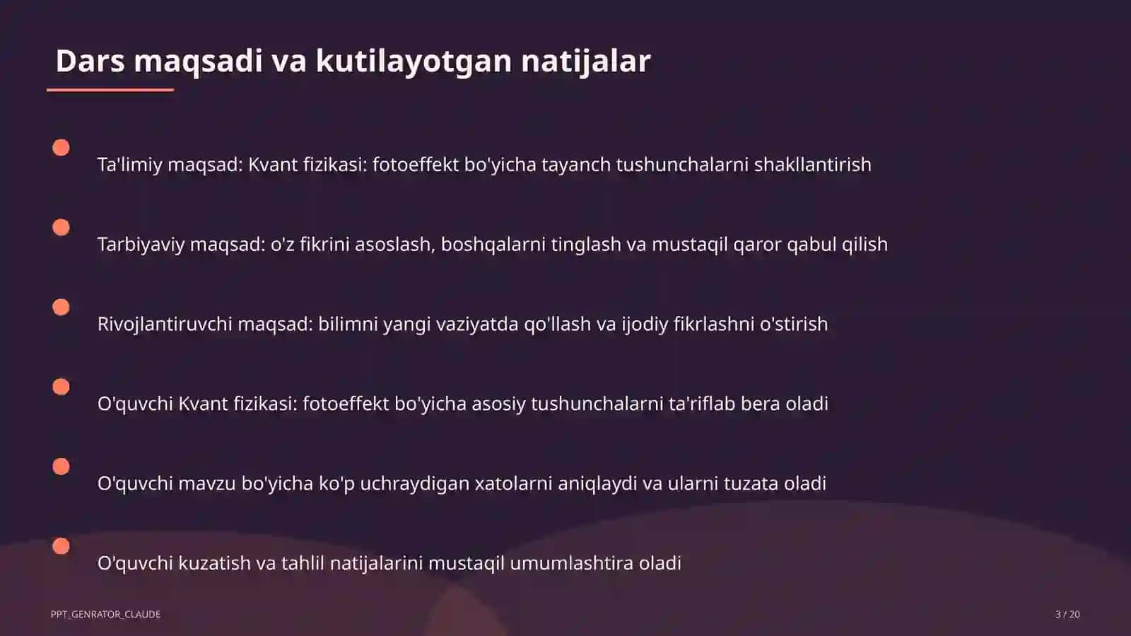 Kvant fizikasi: fotoeffekt (11-sinf) 3