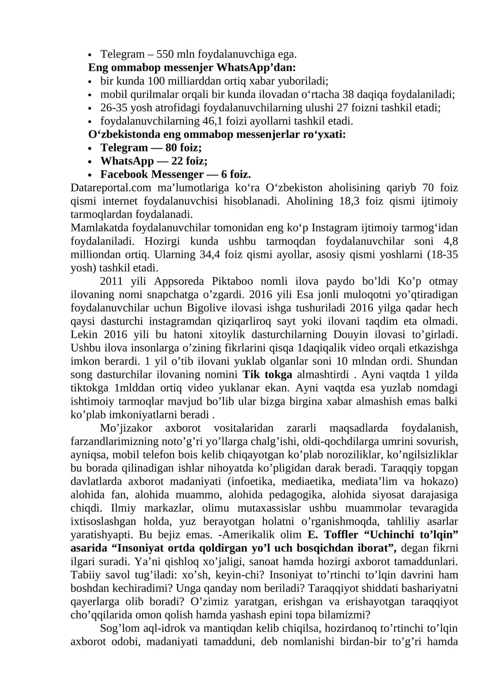 IJTIMOIY TARMOQLARDA AXBOROT XURUJLARI VA TAHDIDLAR 3