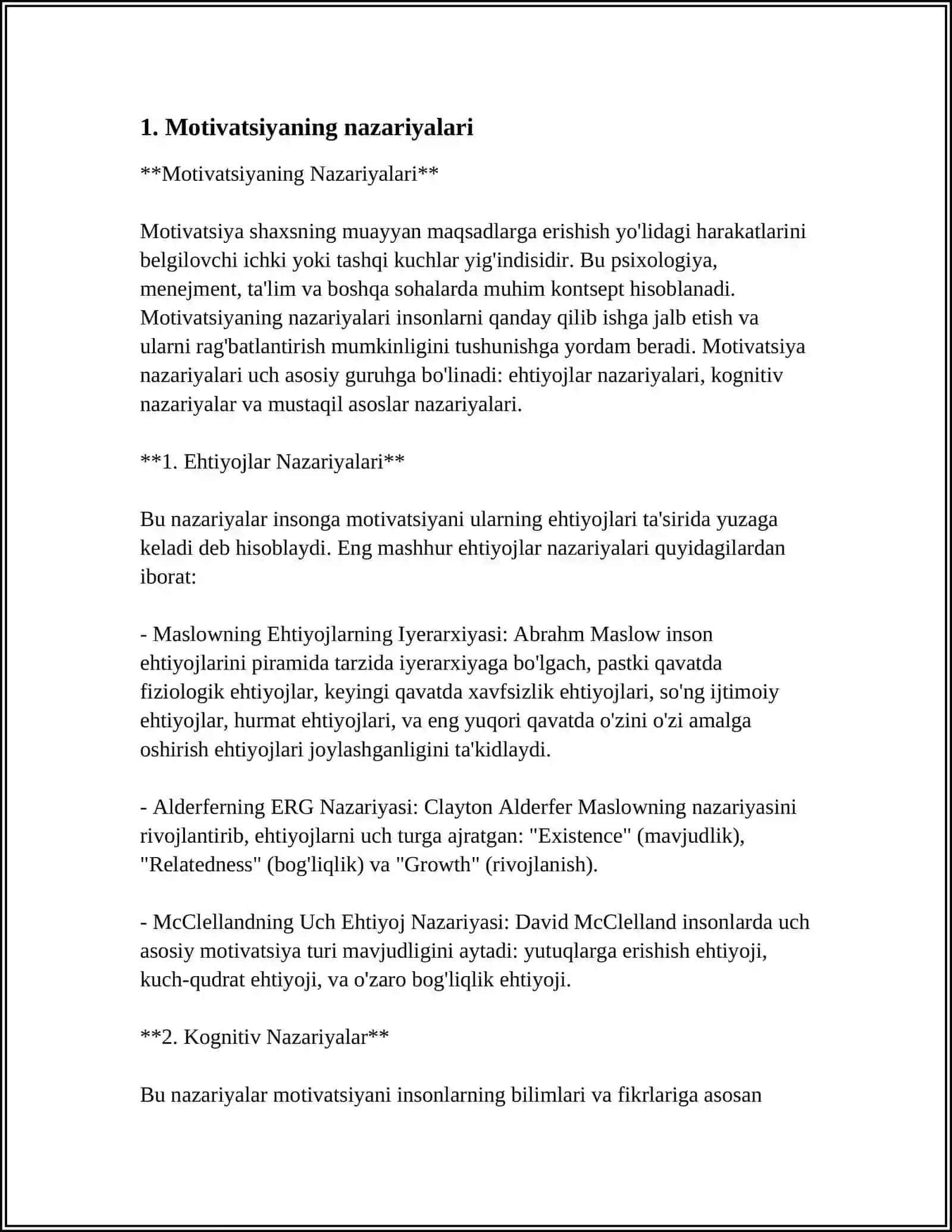 MOTIVATSIYA HAQIDA UMUMIY TUSHUNCHA 3