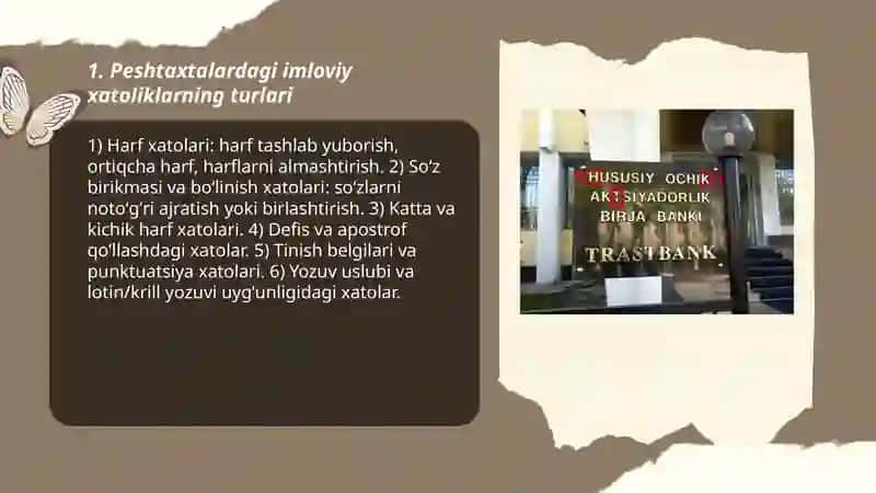 Peshtaxtalardagi imloviy xatoliklar 3